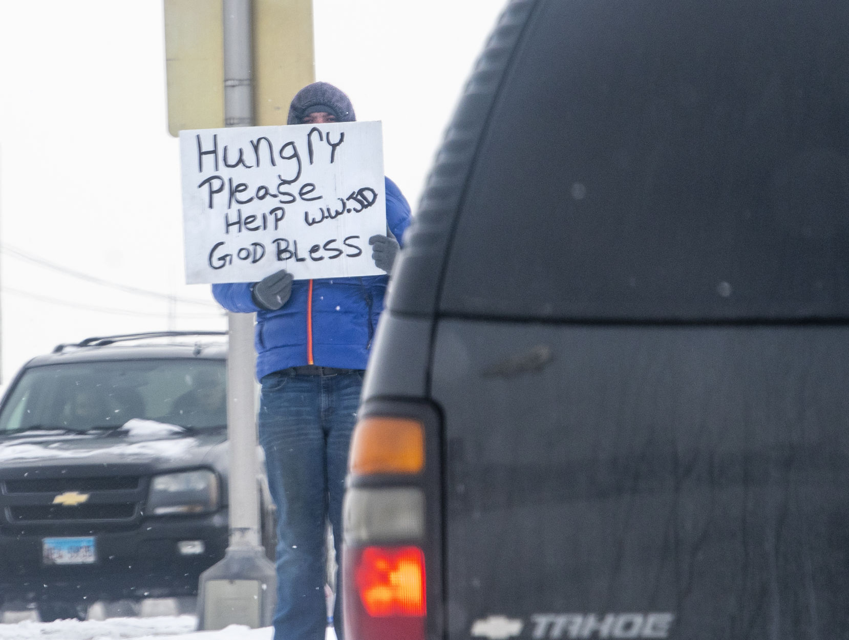 begging